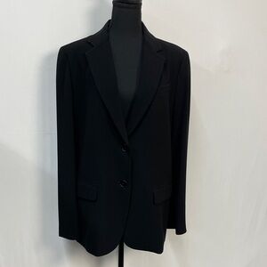 Talbots Black Jacket, 2-button closure, Size 10, NWOT